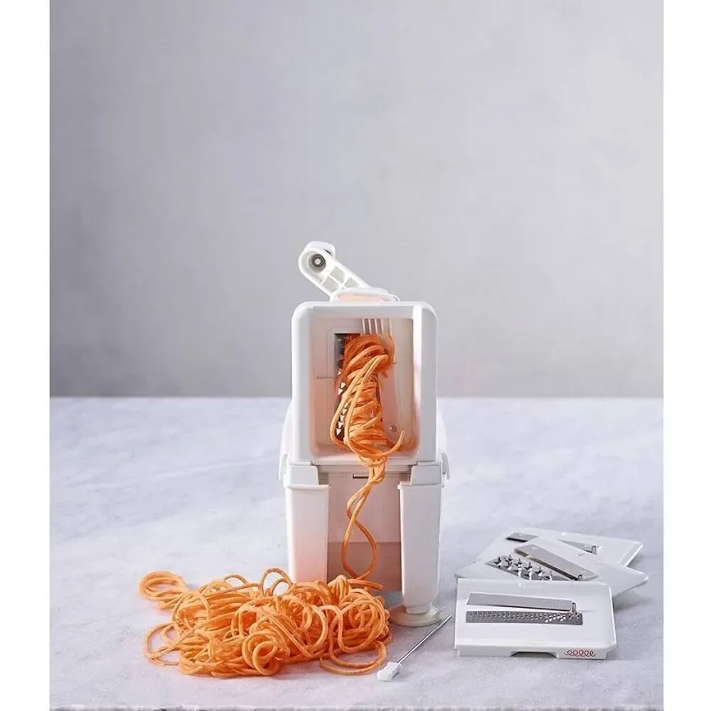 Paderno World Cuisine veggie spiralizer tool and cookbook